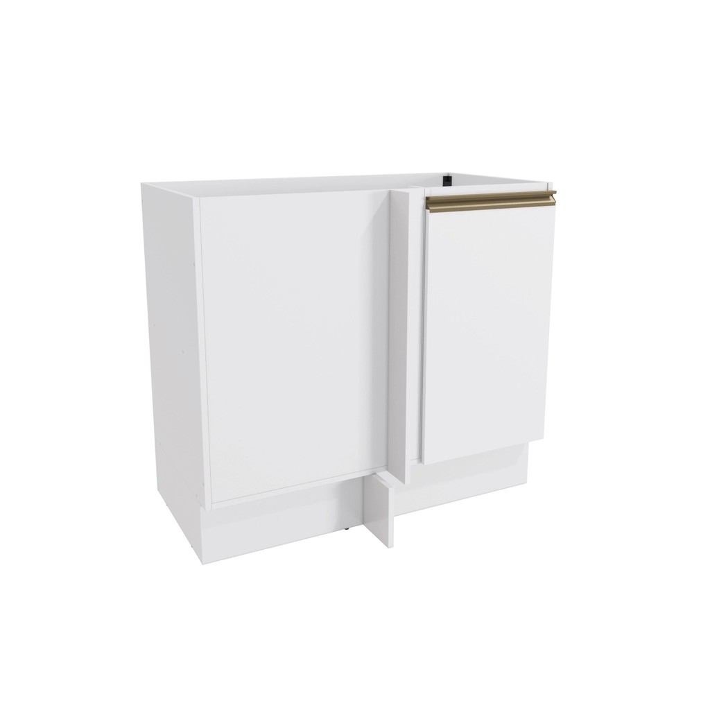 Balcão de Canto Reto Celeste Kappesberg 100% MDF 1 Porta Branco 98cm em Oferta na Shopee