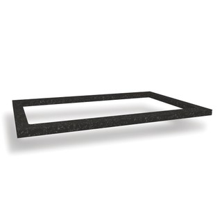 Tampo De Balcão Para Cooktop Kappesberg Preto Brilho 80cm x 52cm em Oferta na Shopee