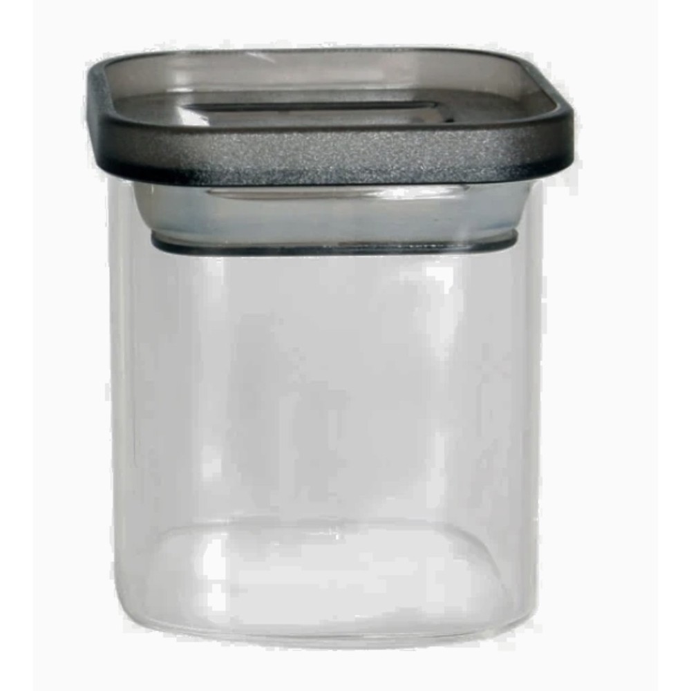 Pote Hermético de Vidro Borossilicato Tampa Plástica Porta Tempero 150 ml Dynasty