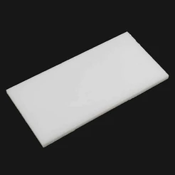 Tábua De Corte Placa De Polietileno Pead Açougue 6mm 30x50cm