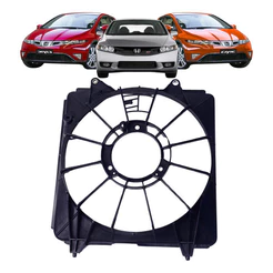 Defletor Da Ventoinha Do Radiador Honda Civic 2006 Até 2011