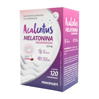 Melatonina Orodispersível Absorção Rápida 120 Cáps Maxinutri em Oferta na Shopee