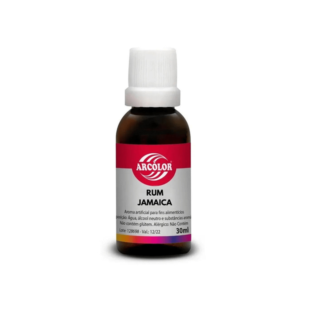 Essência Artificial Arcolor 30mL Rum Jamaica