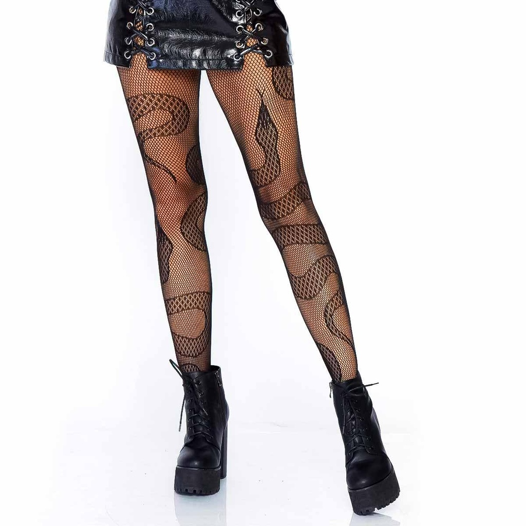 Fantasia de Halloween Feminino Meia Calça Arrastão de Cobra em Oferta na Shopee