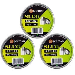 Kit 3 Chumbinho Slug 5.5mm 1,75g 90 Unidades - Virtus