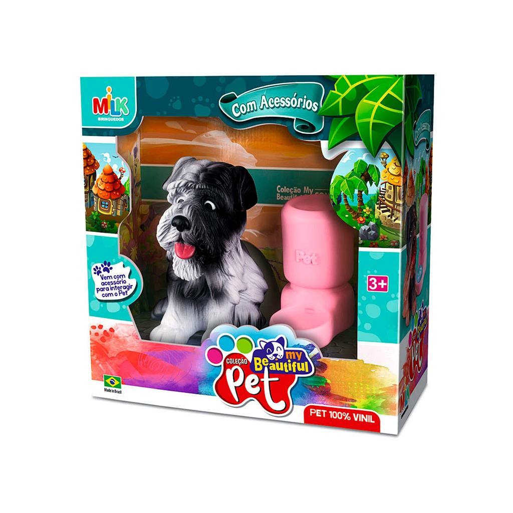 Brinquedo Coleção My beautiful Pet Com Acessório Bebedouro
