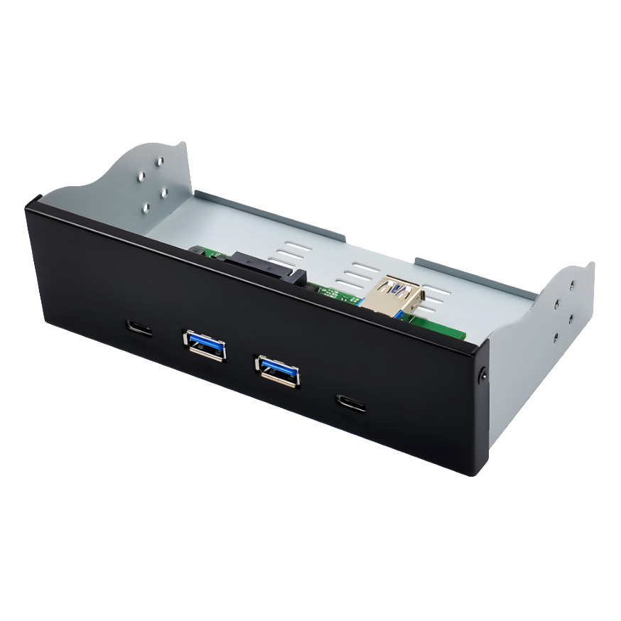 Painel Frontal Para PC USB-A e Tipo C KP-PL913