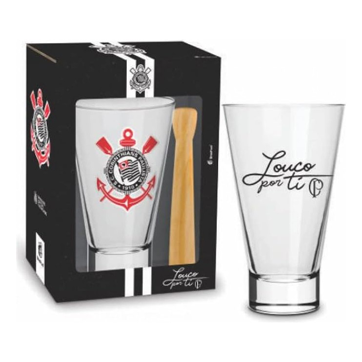 Copo Do Corinthians Caipirinha Long Drink Socador Presente
