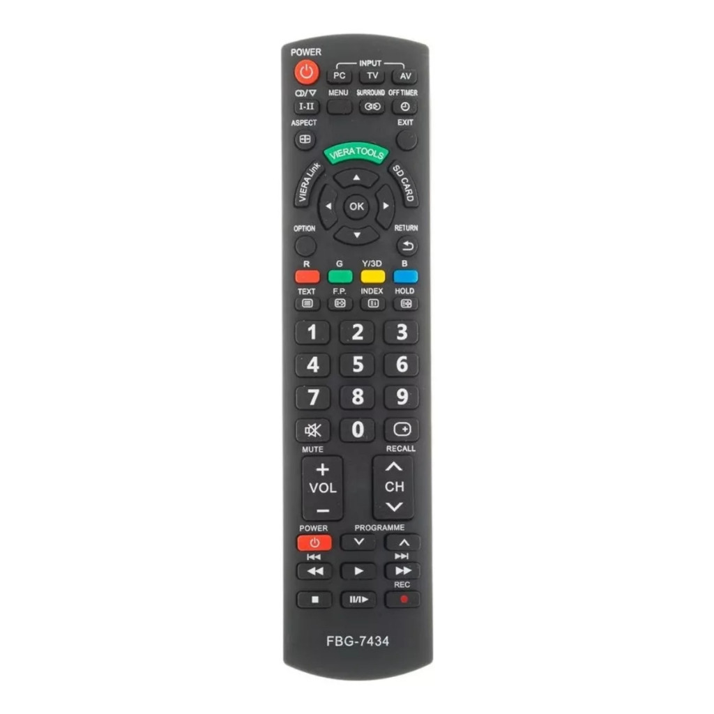 Controle Remoto  Para Tv Panasonic Led Lcd Plasma FBG 7434 SK 9050 N2QAYB000572 N2QAYB000487
