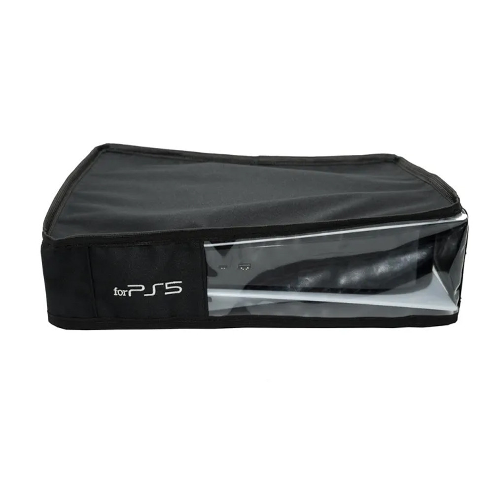 Capa para PS5 Horizontal Preta frente transparente em Oferta na Shopee