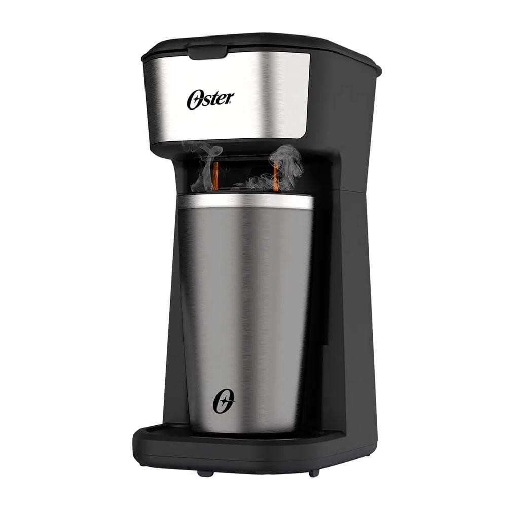 Cafeteira Oster 2Day Inox 2 em 1 Copo Térmico 220v