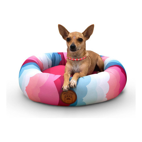 Caminha Pet Redonda Cachorros E Gatos 47cm Urban Pet Rosa em Oferta na Shopee