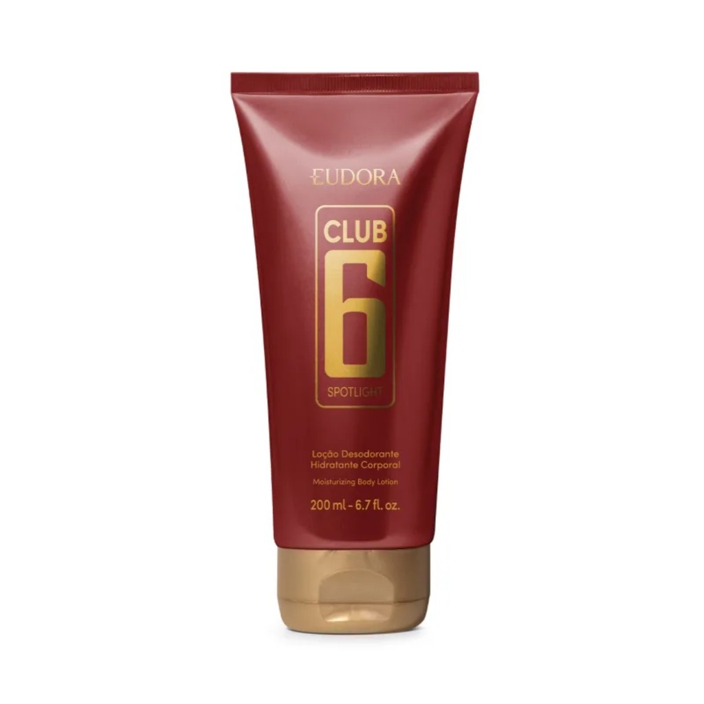 Loção Hidratante Corporal Club 6 Spotlight 200ml - Eudora em Oferta na Shopee