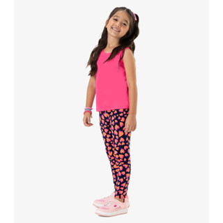 Legging Infantil Feminina Rovi Kids legging menina calça legging em cotton em Oferta na Shopee