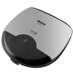 Mini Grill E Sanduicheira Philco Inox Preto 750W 220V
