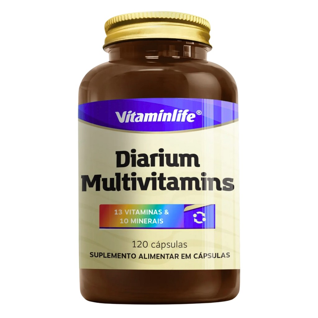 Diarium Multivitamínico 120 Comp. Vitaminlife Sem sabor