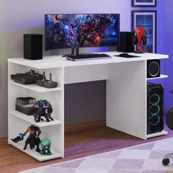 Mesa Para Escrivaninha Branco Branco