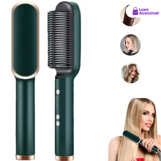 Escova Alisadora - Alisa, Seca, Hidrata, Modela e Anti-Frizz 5 em 1