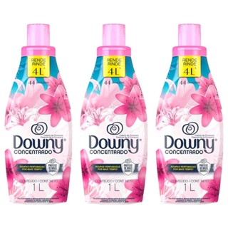 Kit 3 Amaciantes Downy Concentrado Frescor da Primavera 1L em Oferta na Shopee