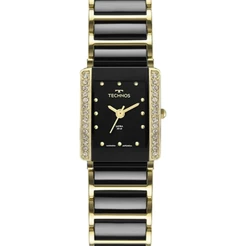 Relógio Technos Feminino Ceramic/saphire Preto- 5y30xo/1a
