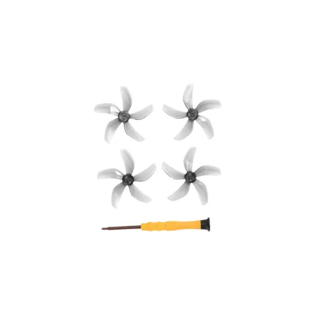 Kit 4 Hélices Silenciosas 5 Pás, de Drone DJI Neo Alta Performance - Cinza