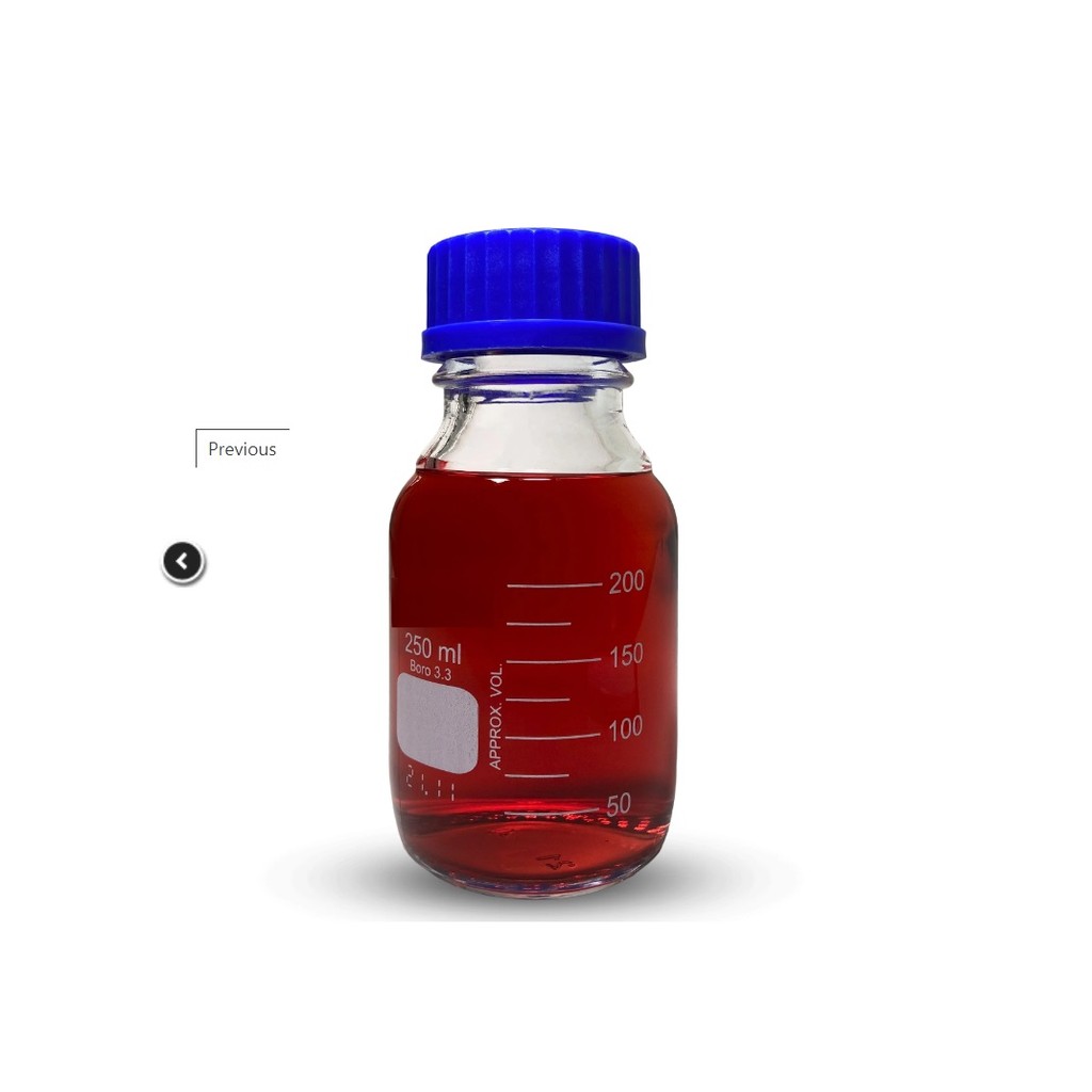FRASCO REAGENTE BORO TAMPA AZUL 250ML