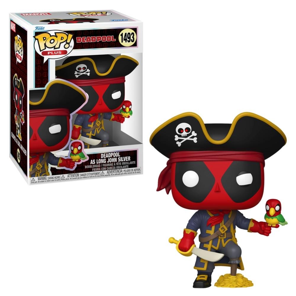 Boneco FunkoPop Deadpool Literatura Clássic Long John Silver em Oferta na Shopee