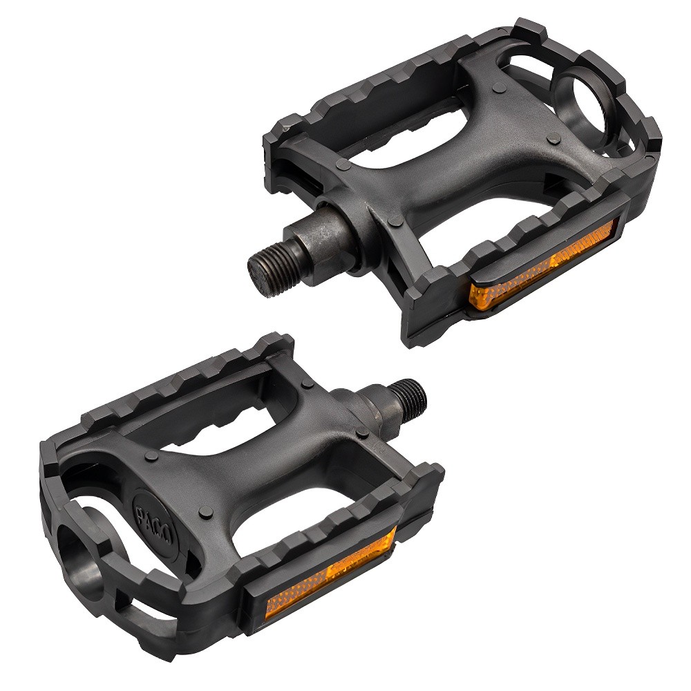 Pedal Plataforma 1/2 Nylon Rosca Fina C/ Refletor Paco em Oferta na Shopee