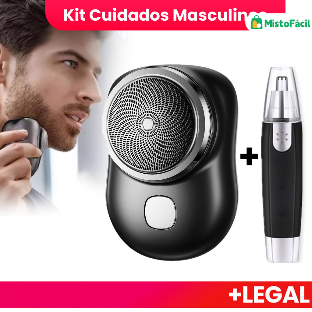 Compacto, barbear sem preocupações — Barbeador elétrico de bolso à prova d'água, com recarga reversa Type-C! em Oferta na Shopee