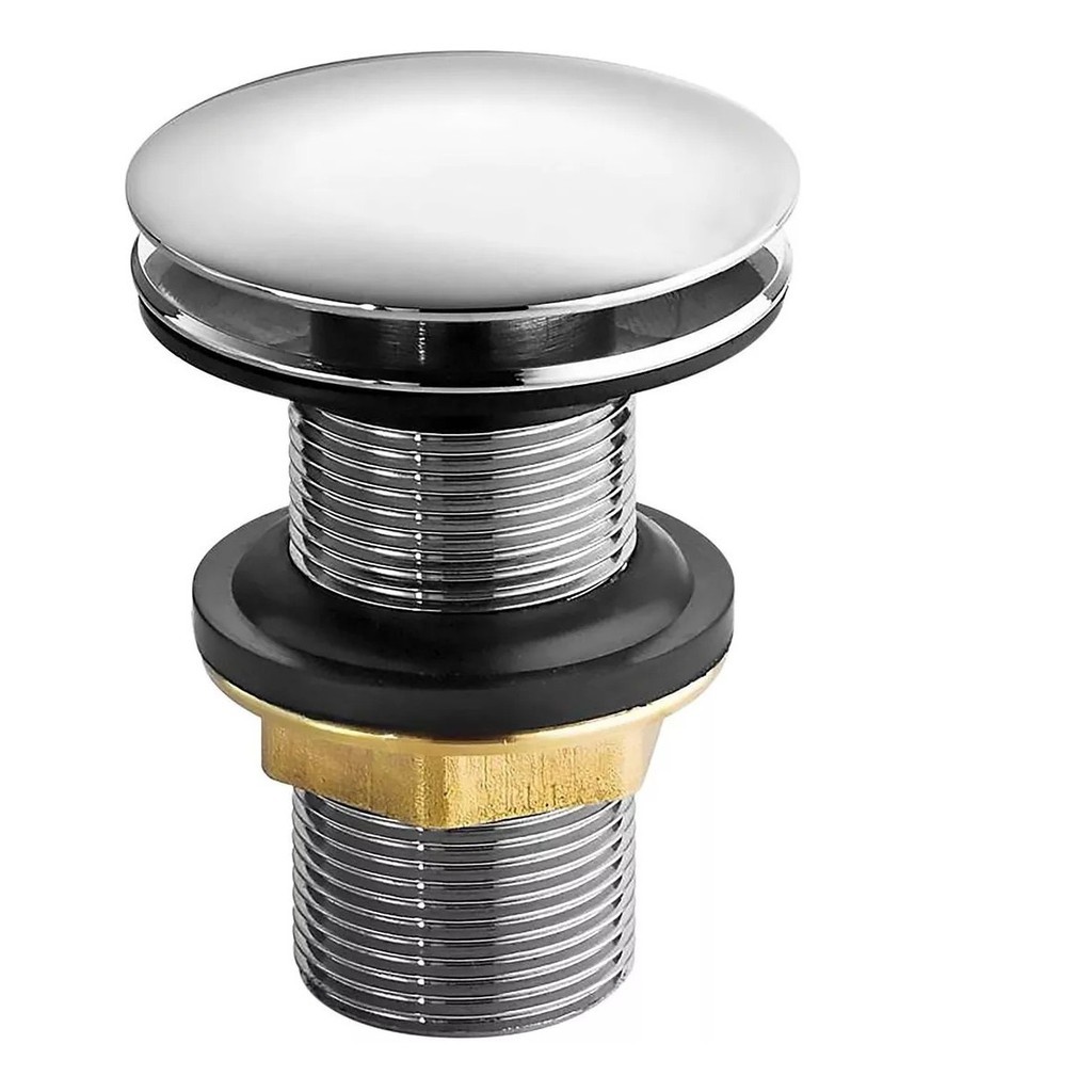 Válvula Click Inox Inteligente Para Cubas Lavatório Deca Vidro e Louça 1.1/4 GRANDE em Oferta na Shopee