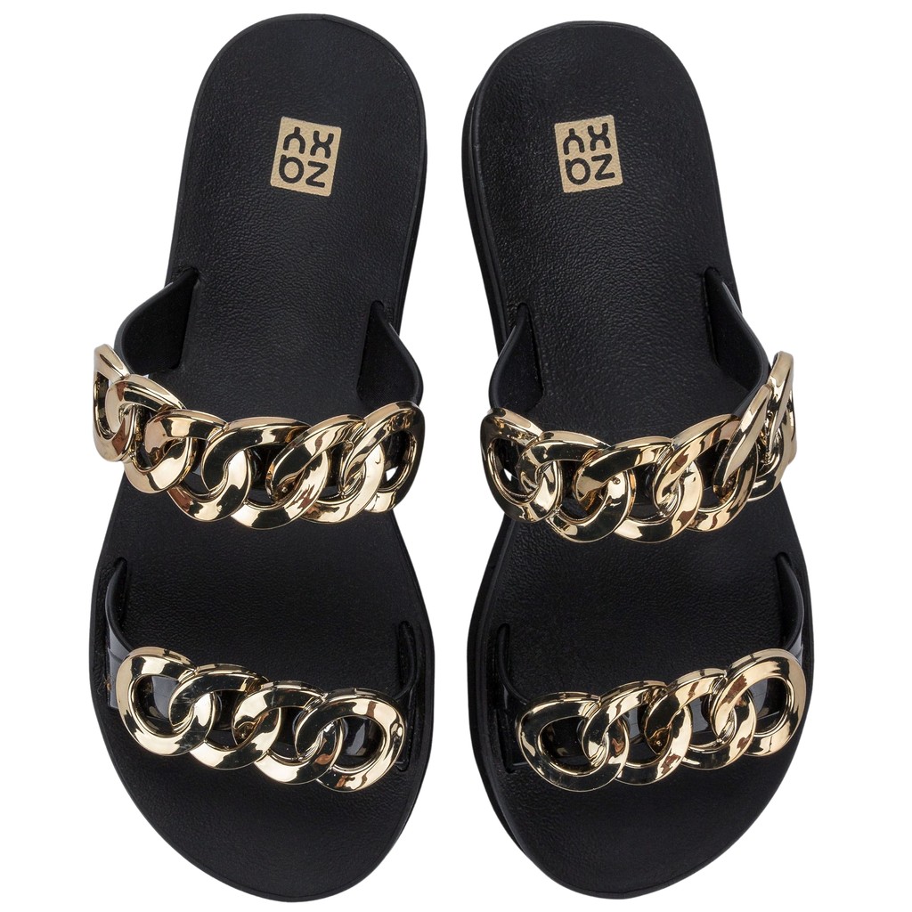 Tamanco Zaxy Chinelo Feminino Slide Papete Sem Dedo Moderna
