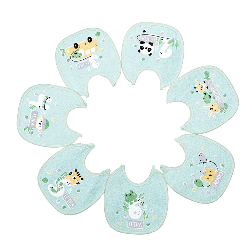 Kit Babador Papi Semaninha Impermeável Estampado - 7 Peças em Oferta na Shopee