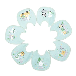 Kit Babador Papi Semaninha Impermeável Estampado - 7 Peças