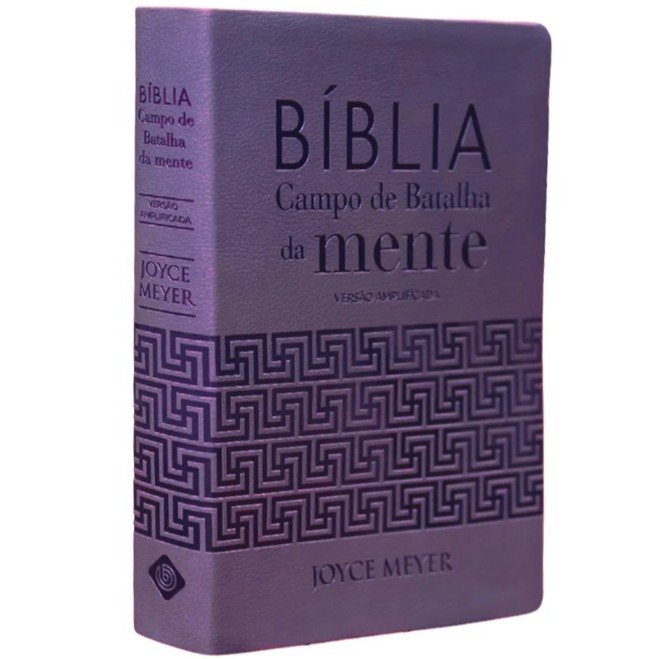 Bíblia Campo de Batalha da Mente | NVA | Letra Normal | Capa Luxo Lavanda