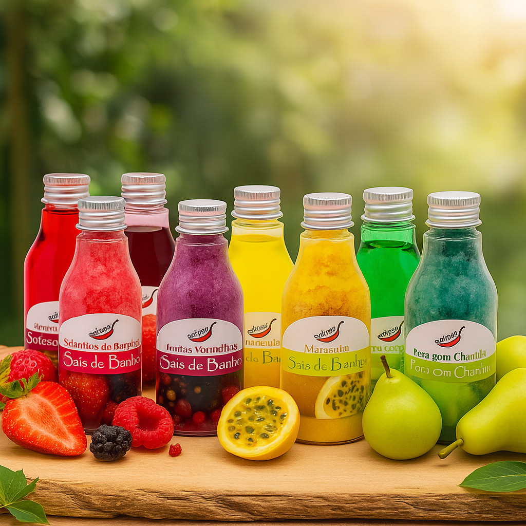 Kit Sais E Espuma De Banho Sensuais E Perfumados Para Um Banho Leve E Relaxante 80g Chillies