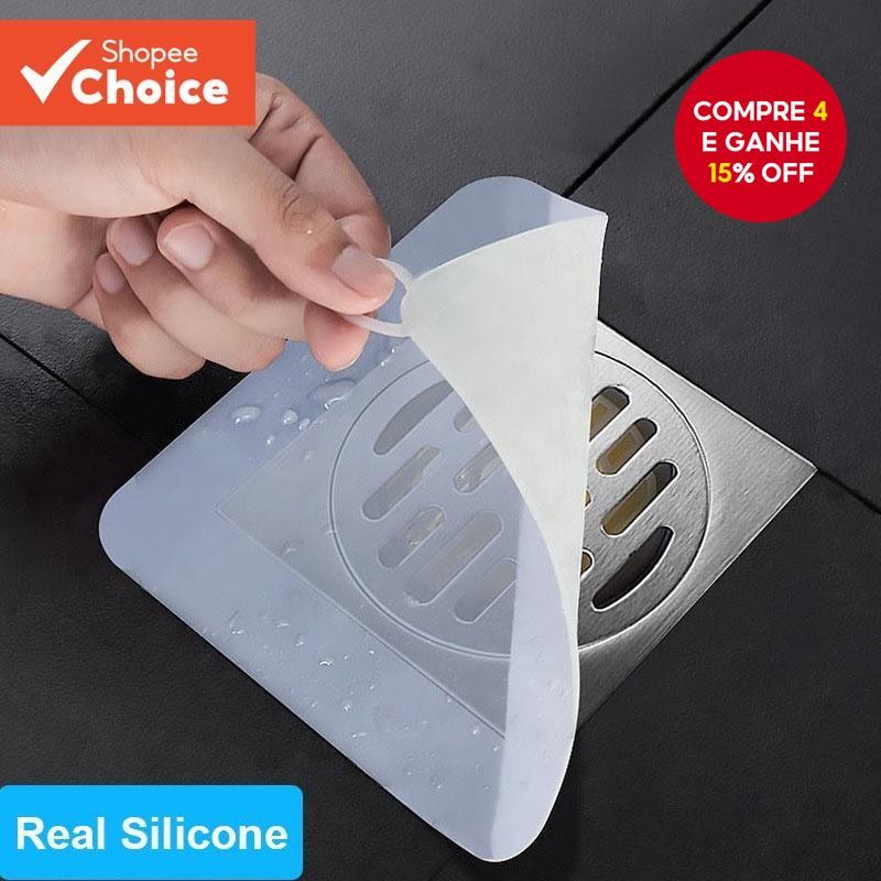 Capa De Silicone Grossa Para Ralo De Chão Desodorante À Prova De Insetos E Sujeiras/Vedar