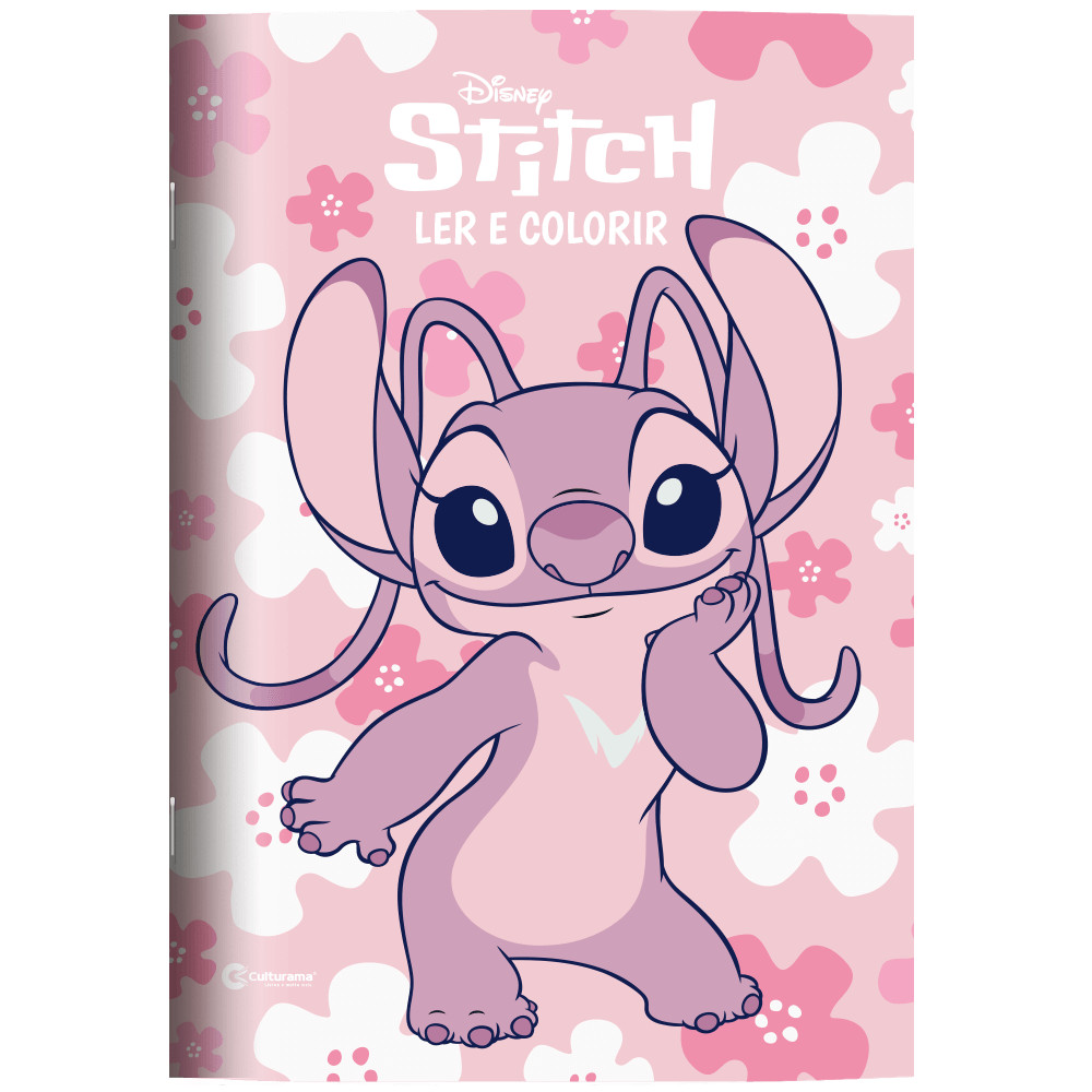 Capa do livro Livro - Ler e colorir Angel - Disney -