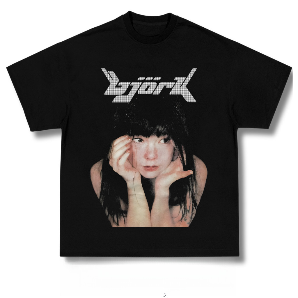 [Camiseta Premium em Algodão Puro]SISI Camiseta t shirt feminina Oversized Bjork alt y2k Camiseta Björk
