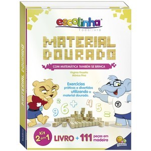 Com Matemática Também se Brinca: Material Dourado (Escolinha Todolivro) Livros Sdb