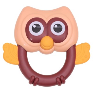 Chocalho Mordedor Infantil Macio com Textura Suave Coruja Zippy Toys - 10383 em Oferta na Shopee