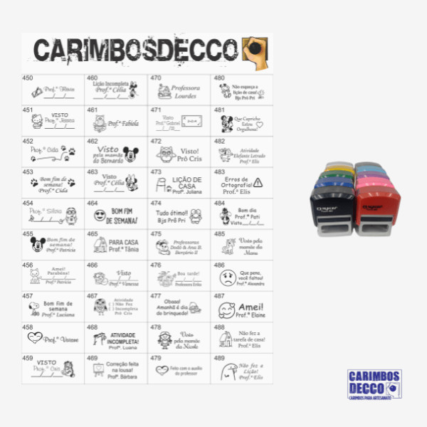 Carimbo Personalizado Para Professora em Oferta na Shopee