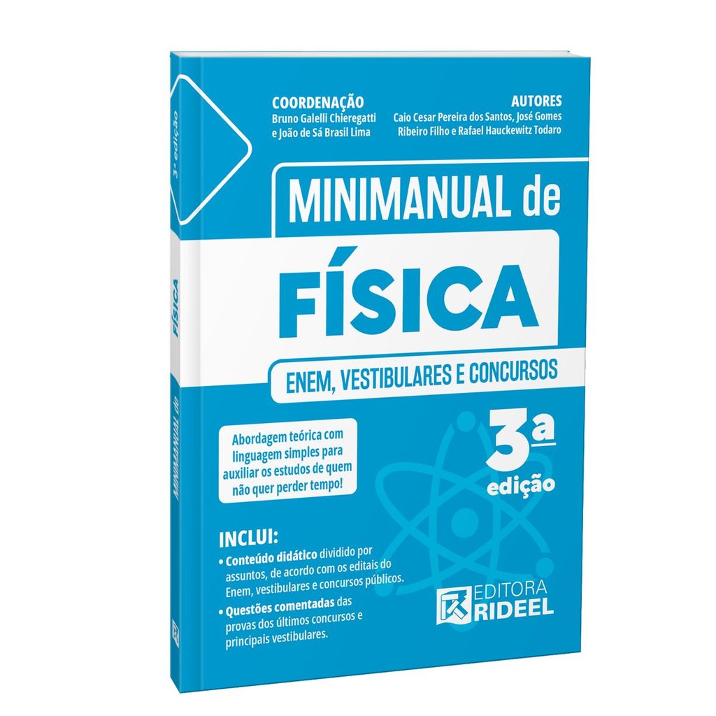 Imagem Minimanual de Física - Enem, vestibulares e concursos