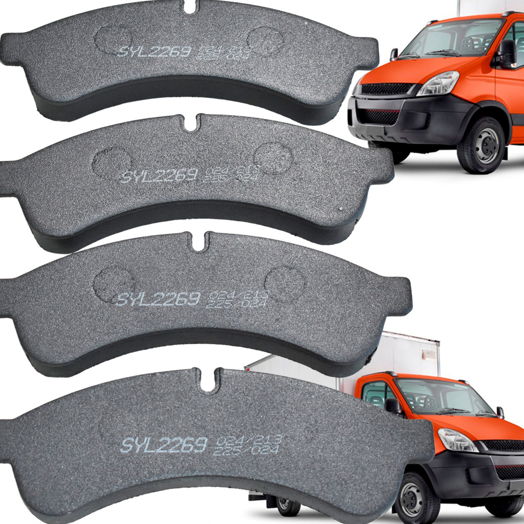 Pastilha Freio Traseiro para Iveco Daily 70C16 2009 A 2011 70C17 2013 A 2019
