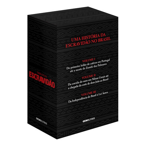 Box Trilogia Escravidão, De Laurentino Gomes. Editorial Globo Livros