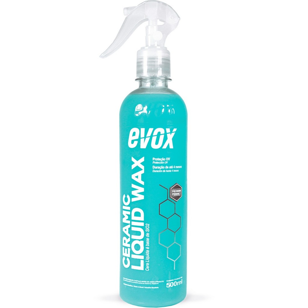 Cera Ceramic Liquid Wax 500Ml Uv Spray - Evox