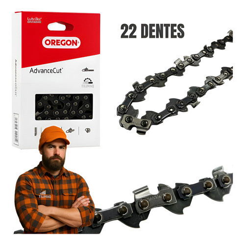 Corrente Oregon Para Sthil Ms170 180 Sabre Saibro 22dt 30cm