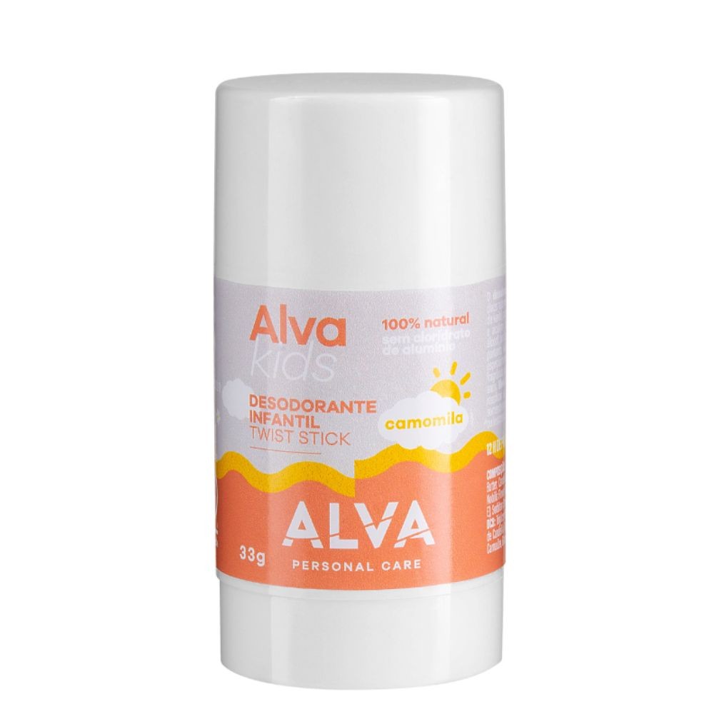 Desodorante Infantil Alva Kids Twist Stick Camomila 33g - Beauty