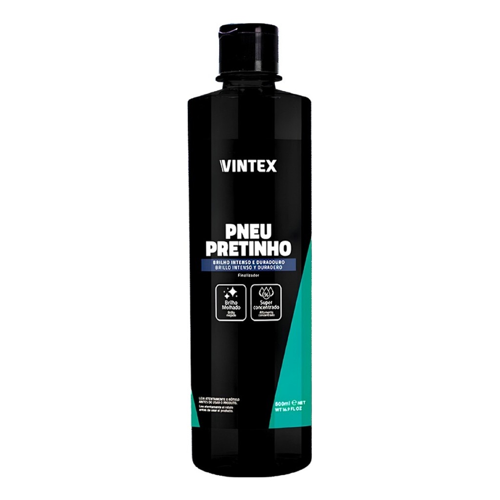Pneu Pretinho Vonixx Brilha Pneus Carro Moto Vintex 500ml