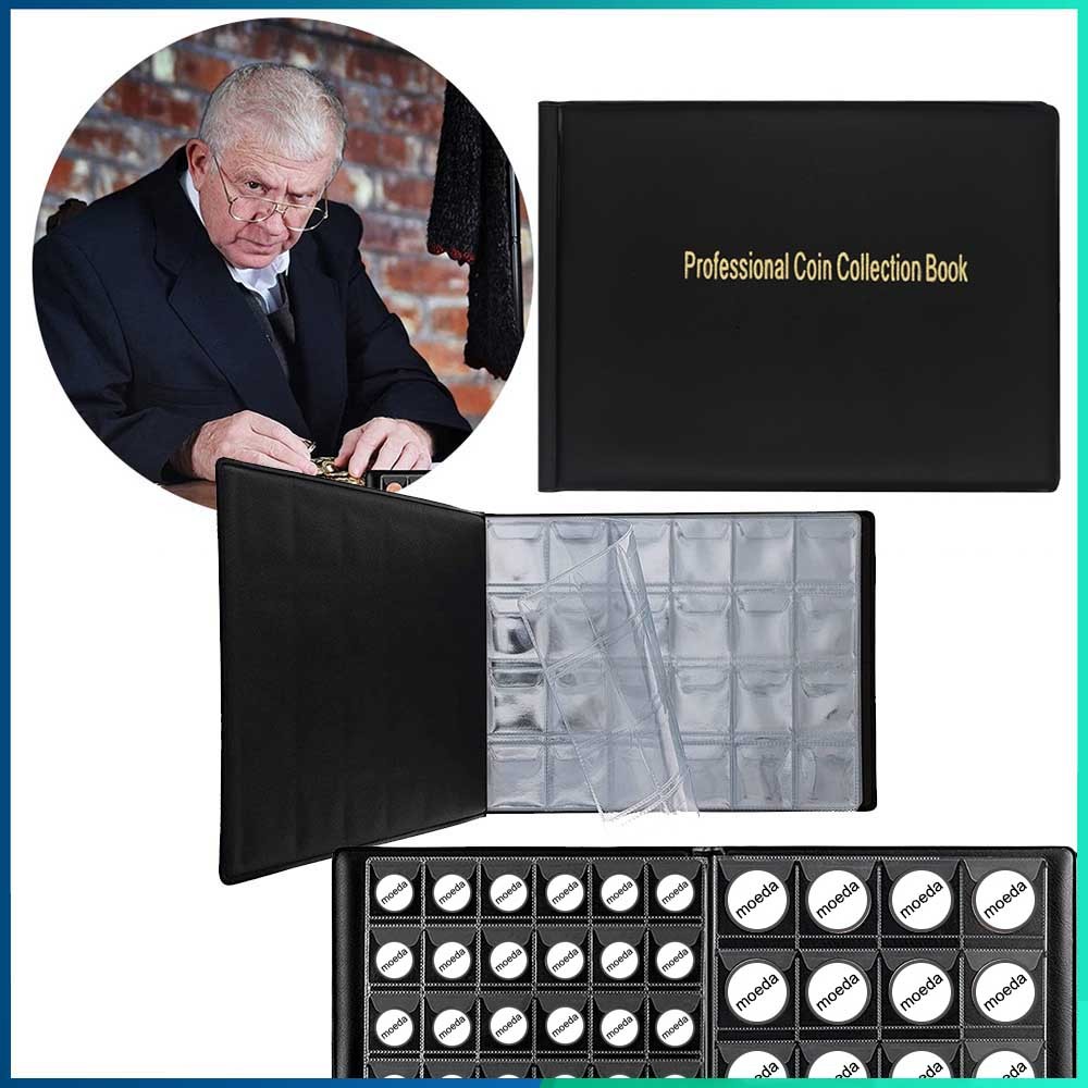 Album para 240 Moedas Organizador de moedas  30mm*30mm 45*45mm em Oferta na Shopee