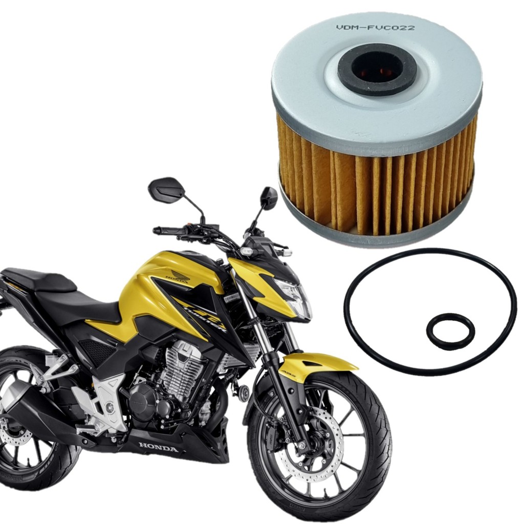 FILTRO DE ÓLEO HONDA CB 300 F TWISTER CB 300F FLEX CB300 C/ ORING